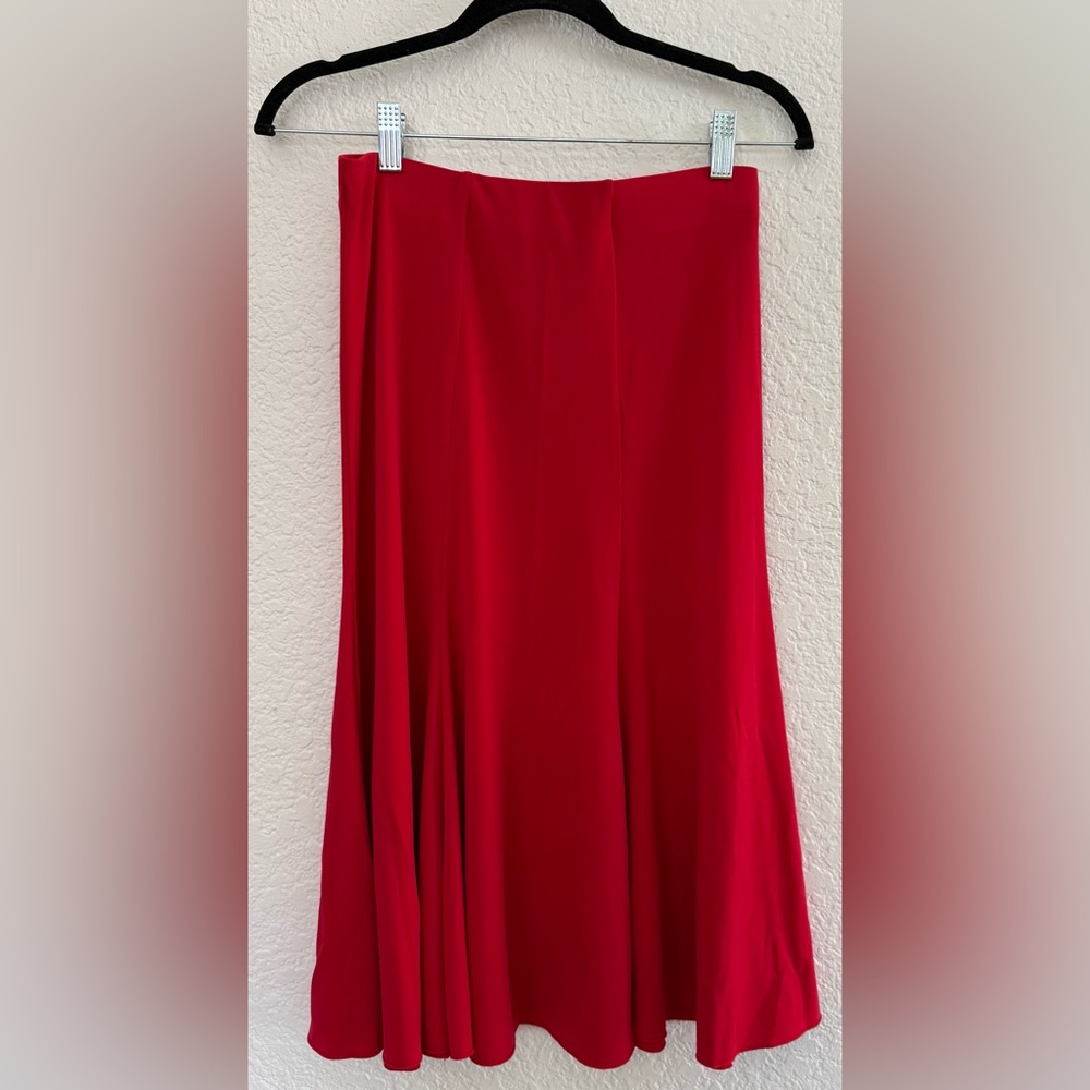 Valentina Vibrant Red Swing Skirt OSFA